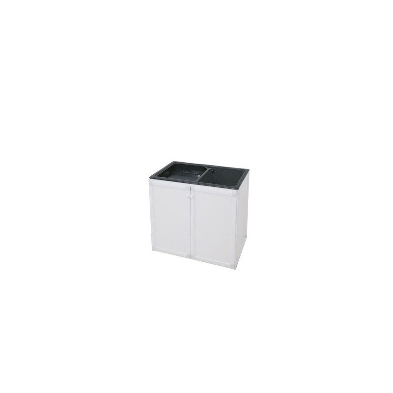 Distribuidor muebles de pila aluminio logui blanco lacado derecha y blanco  lacado izquierda